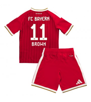 Bayern Munich Nathaniel Brown #11 Hjemmebanetrøje Børn 2026-27 Kortærmet (+ Korte bukser)